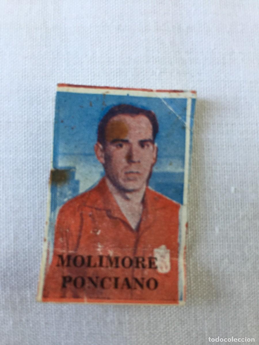 Cromos de f&uacute;tbol: Muy raro cromo de Zarra, Athletic de Bilbao -Chocolates Molimore y Ponciano -Alacu&aacute;s (Valencia)