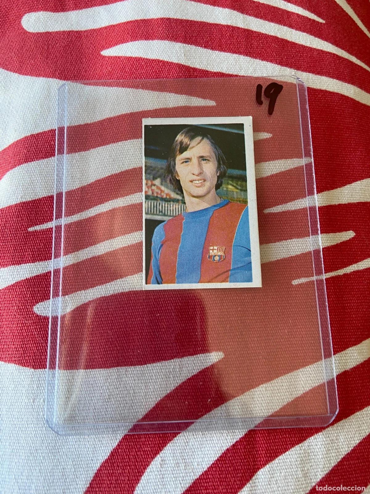 Cromos de f&uacute;tbol: CROMO SIN PEGAR NUNCA PEGADO JOHAN CRUYFF # 90 BARCELONA RUIZ ROMERO 1976 1977