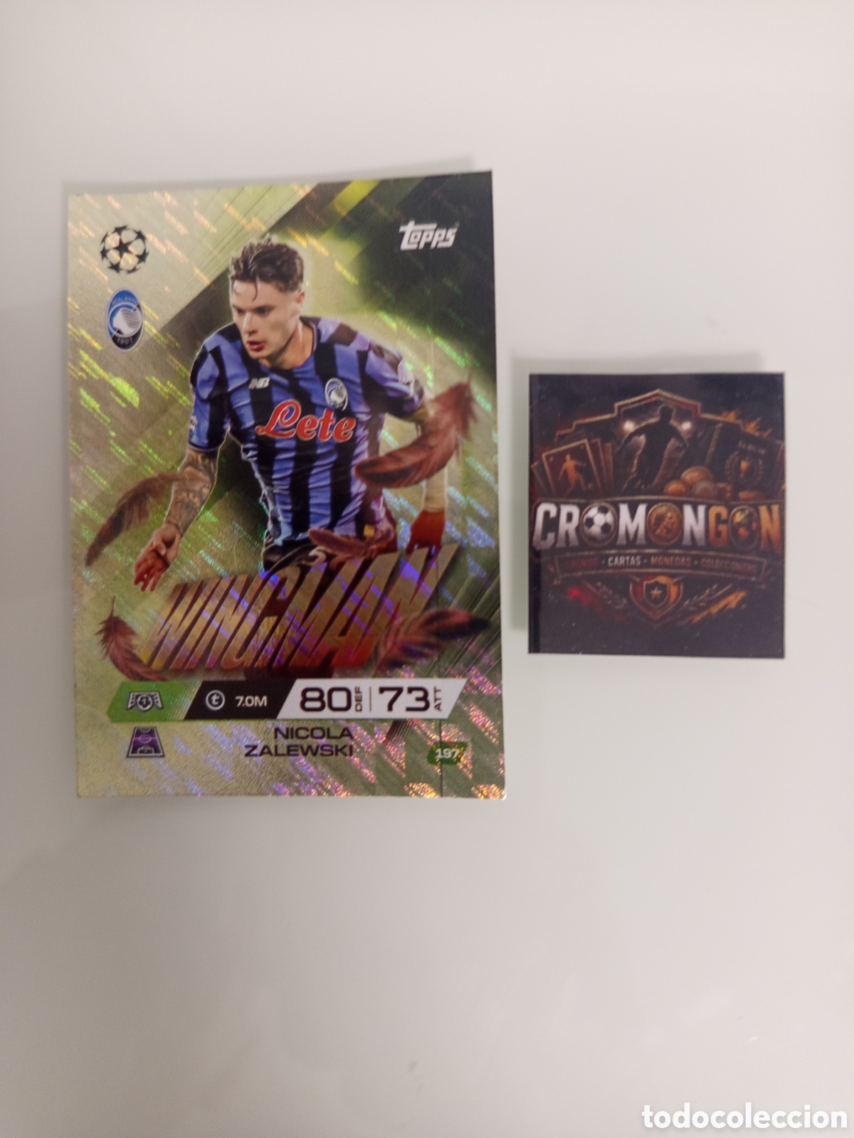 Cromos de f&uacute;tbol: ❇️ CROMO ⚽ 197. NICOLA ZALEWSKI - ATALANTA - (WINGMAN) MATCH ATTAX EXTRA CHAMPIONS LEAGUE 2025/26 ❇️