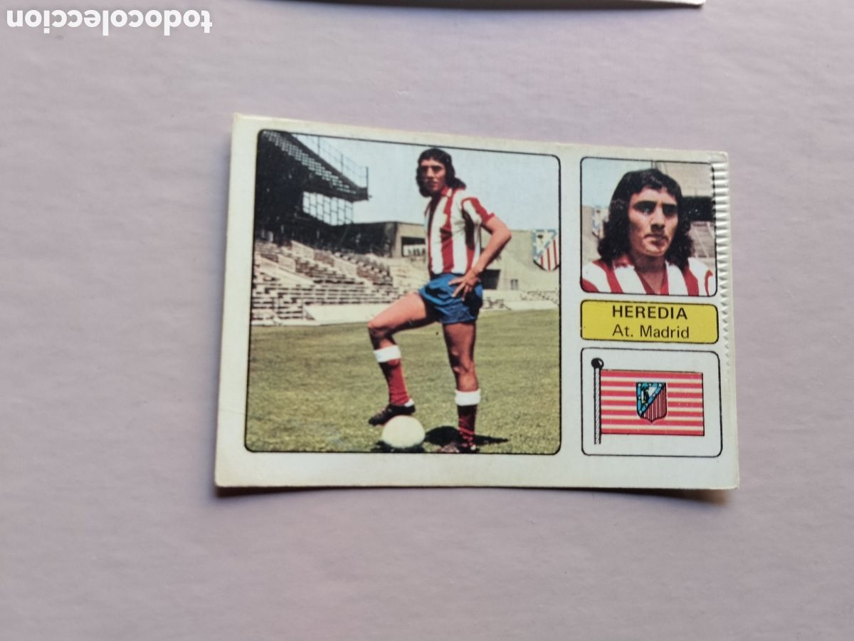 Cartes &agrave; collectionner de Football: ED. FHER 1973 74 Ultimo FIchaje N&ordm; 2 Heredia At. Madrid ( Nuevo sin pegar )