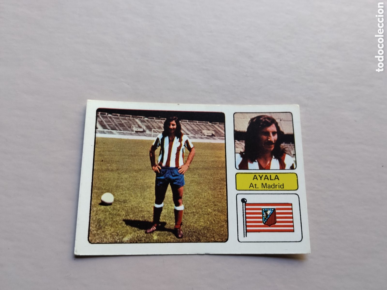 Cromos de f&uacute;tbol: ED. FHER 1973 74 Ultimo FIchaje N&ordm; 1 Ayala At. Madrid ( Nuevo sin pegar )