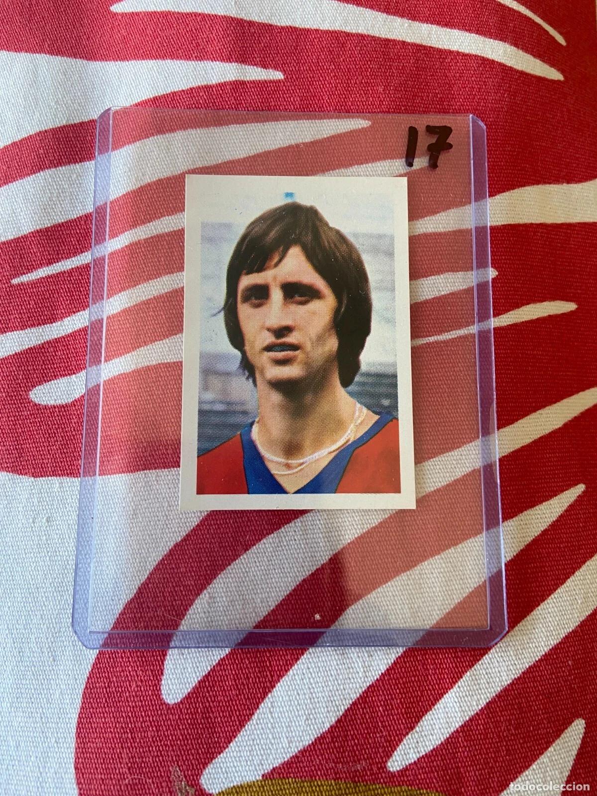 Cromos de f&uacute;tbol: CROMO SIN PEGAR NUNCA PEGADO JOHAN CRUYFF# 47 BARCELONA FHER CAMPEONATO DE LIGA 1977 1978