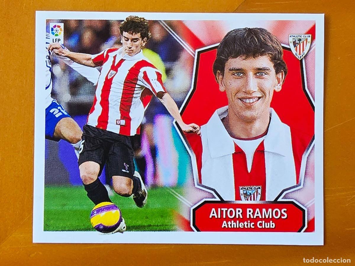 Cromos de f&uacute;tbol: Aitor Ramos, Baja, Athletic Club de Bilbao, Panini Ediciones Liga Este 2008 2009 08 09, sin pegar