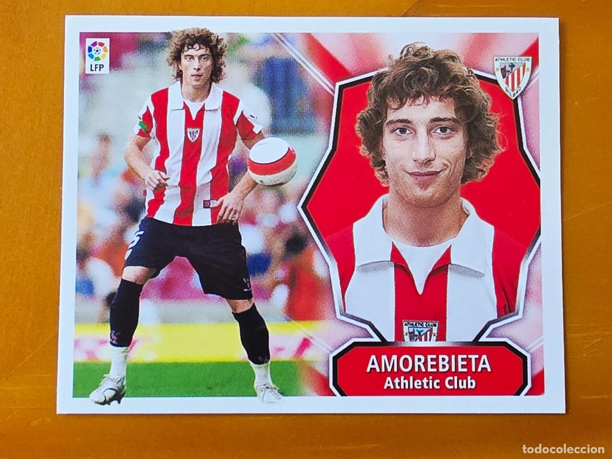 Cromos de f&uacute;tbol: Amorebieta, Athletic Club de Bilbao, Panini Ediciones Liga Este 2008 2009 08 09, sin pegar
