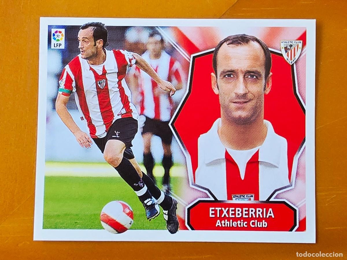 Cromos de f&uacute;tbol: Joseba Etxeberria, Athletic Club de Bilbao, Panini Ediciones Liga Este 2008 2009 08 09, sin pegar