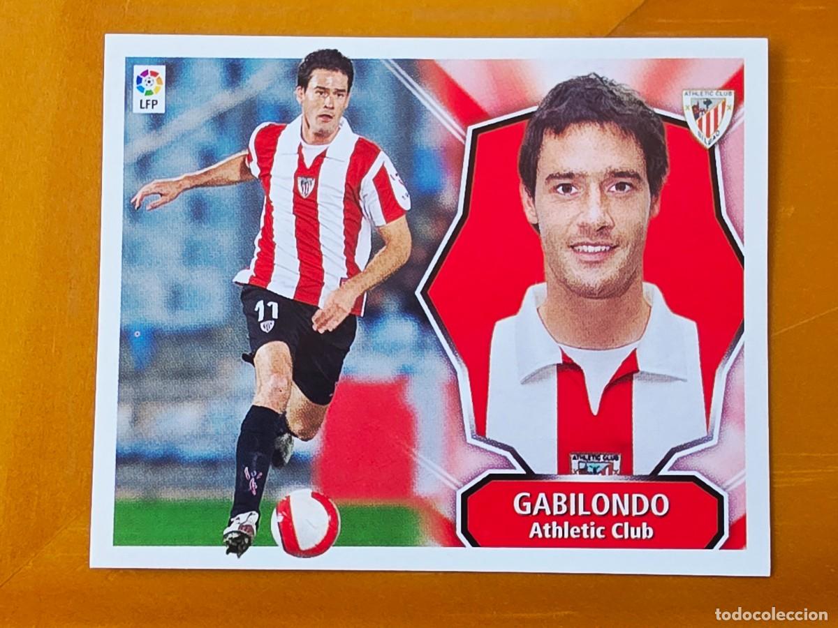 Cromos de f&uacute;tbol: Igor Gabilondo, Athletic Club de Bilbao, Panini Ediciones Liga Este 2008 2009 08 09, sin pegar