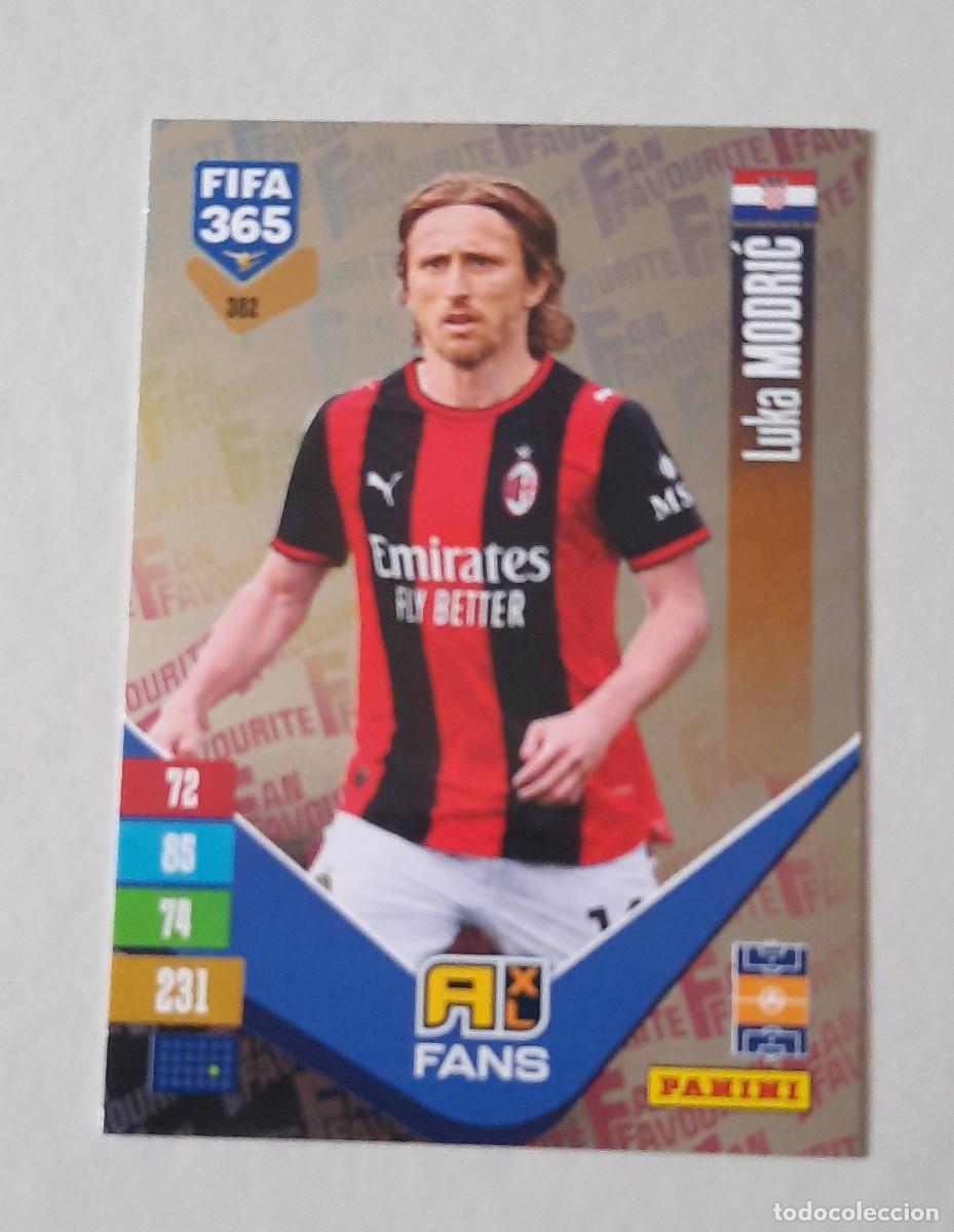 Cromos de f&uacute;tbol: Luka Modric plata #382 Fans Favourite Fifa 365 2027