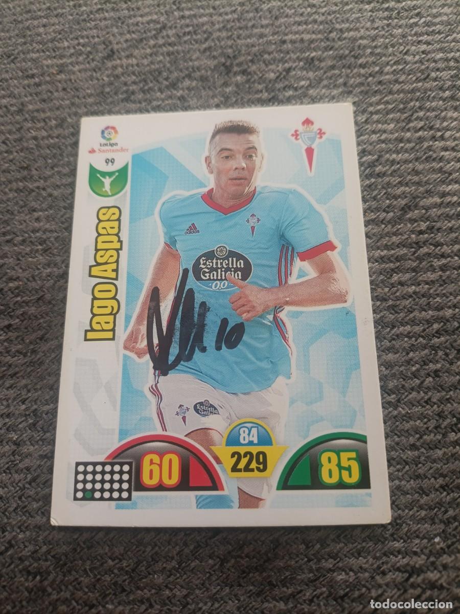Cromos de f&uacute;tbol: Auto original de Iago Aspas Celta de Vigo