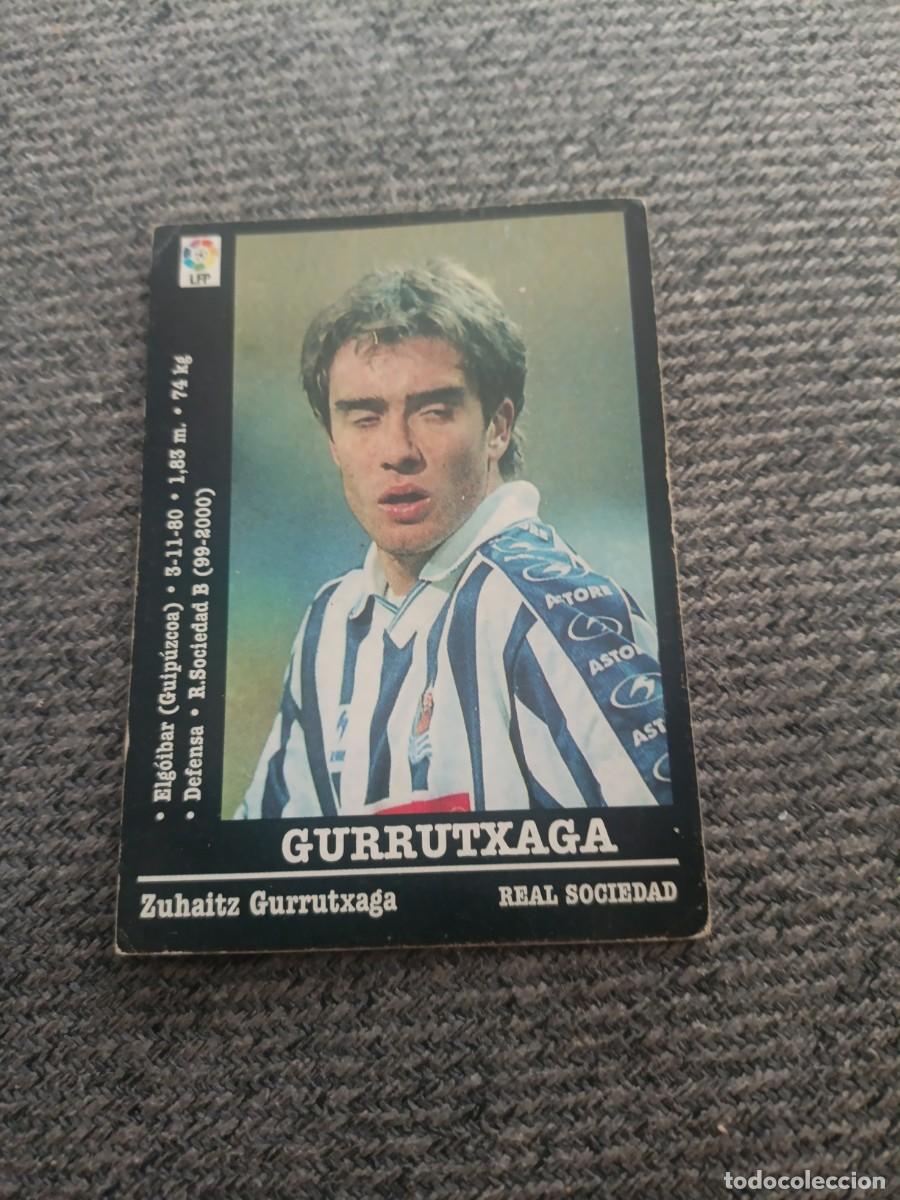 Cromos de f&uacute;tbol: Gurrutxaga Real Sociedad liga 2000/01