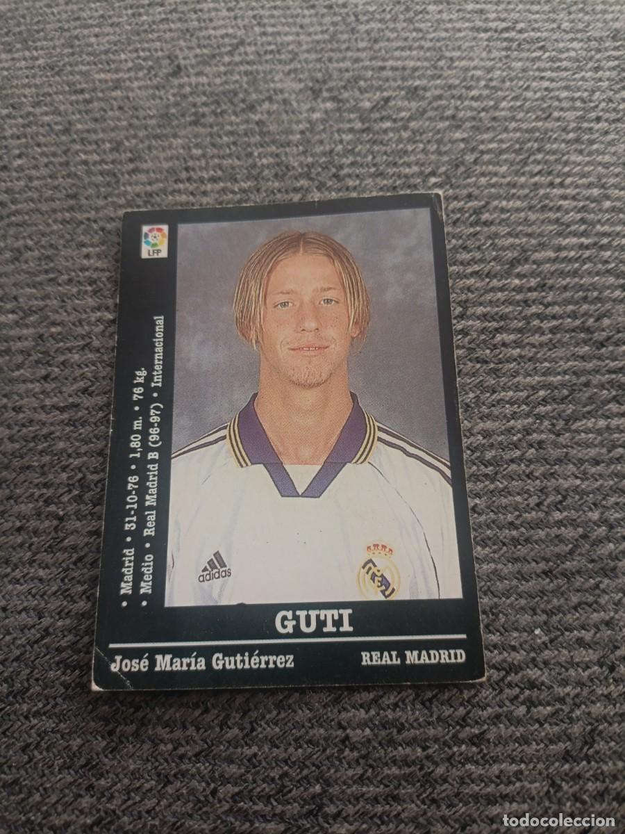 Cromos de f&uacute;tbol: Guti Real Madrid liga 2000/01