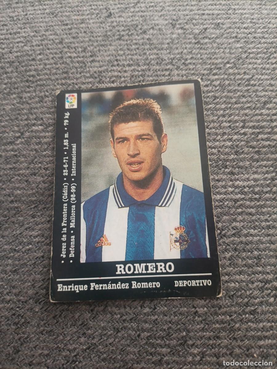 Cromos de f&uacute;tbol: Romero Deportivo de la Coru&ntilde;a liga 2000/01