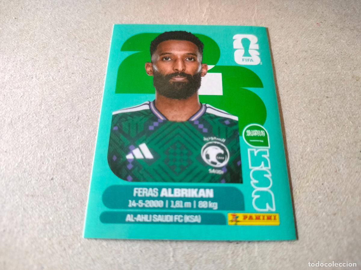 Cromos de f&uacute;tbol: CROMO FUTBOL MUNDIAL 2026 ALBRIKAN ARABIA SAUDI N&Uacute;MERO 18