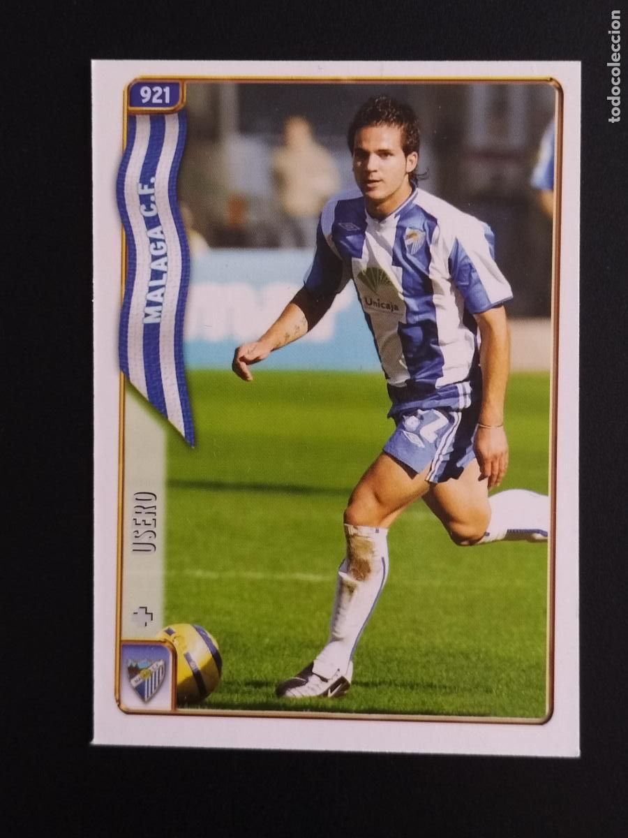 Cartes &agrave; collectionner de Football: FICHAJE 921 USERO MALAGA CROMOS ALBUM MUNDICROMO LIGA FUTBOL 2004 2005 04 05