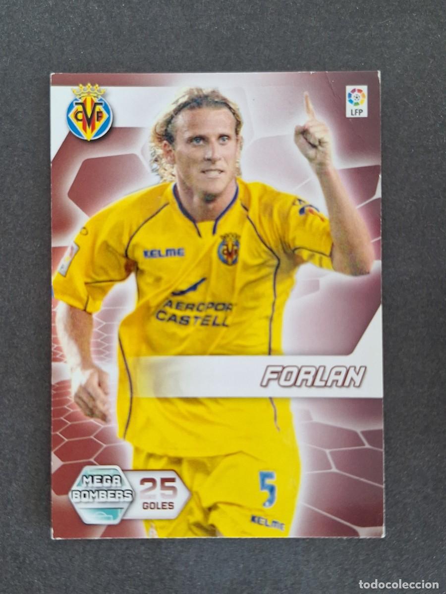 Figurine di Calcio: L3 FORLAN VILLARREAL C. F. MEGA BOMBERS 397 PANINI MEGACRACKS 2005 2006 05 06