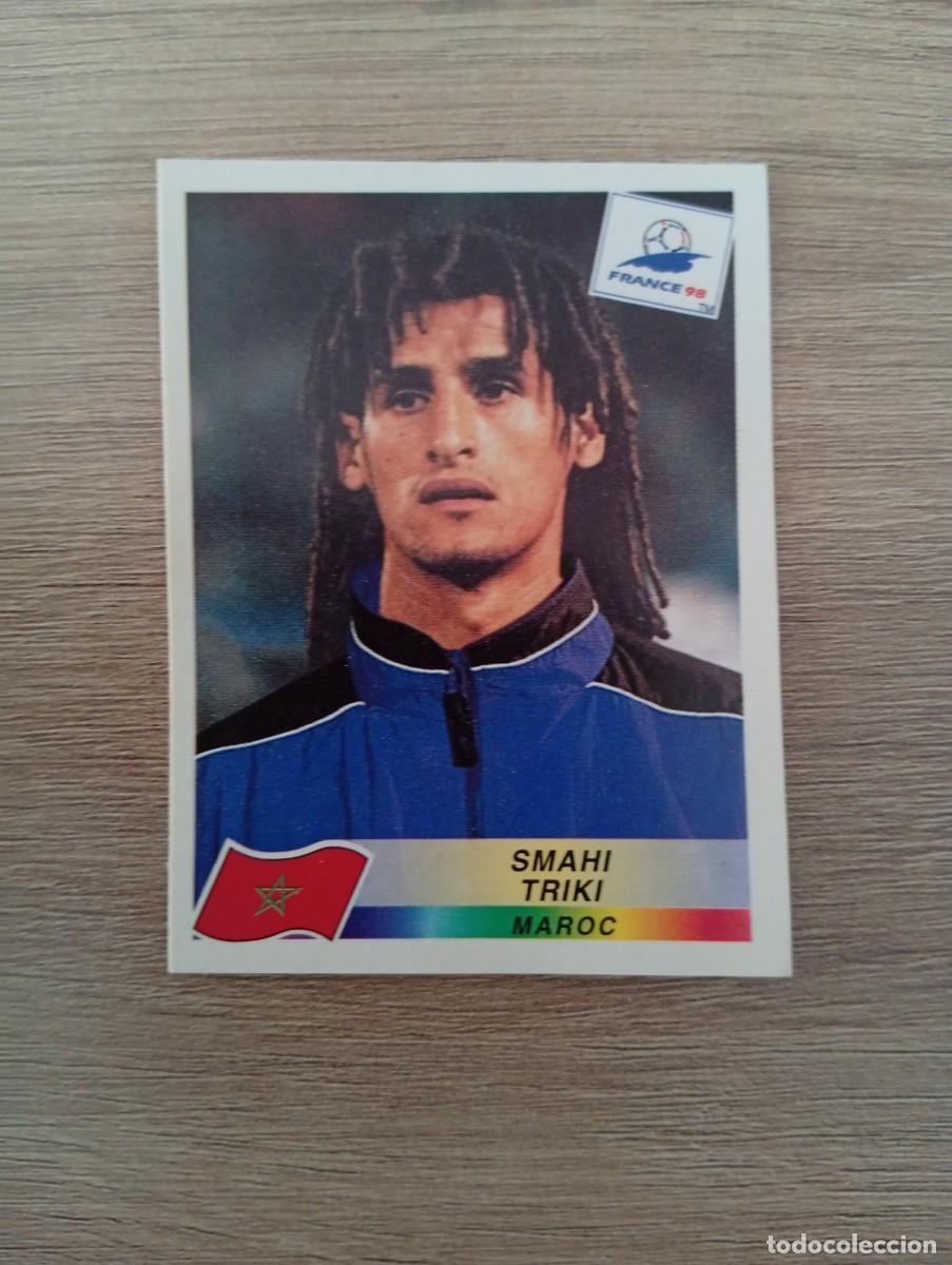 Figurine di Calcio: SMAHI TRIKI 56 MARRUECOS PANINI FRANCIA 1998 98 SIN PEGAR NUNCA PEGADO