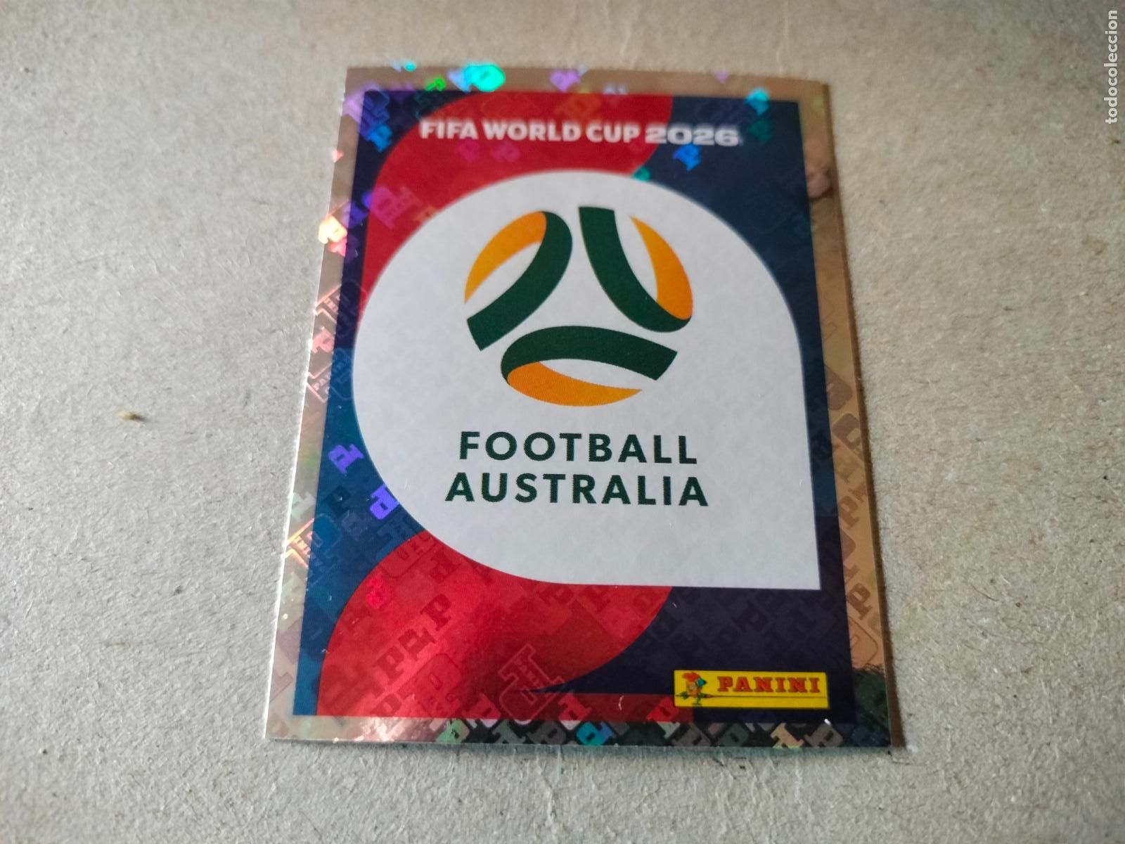 Fu&szlig;ball-Sticker: CROMO FUTBOL MUNDIAL 2026 ESCUDO AUSTRALIA N&Uacute;MERO 1