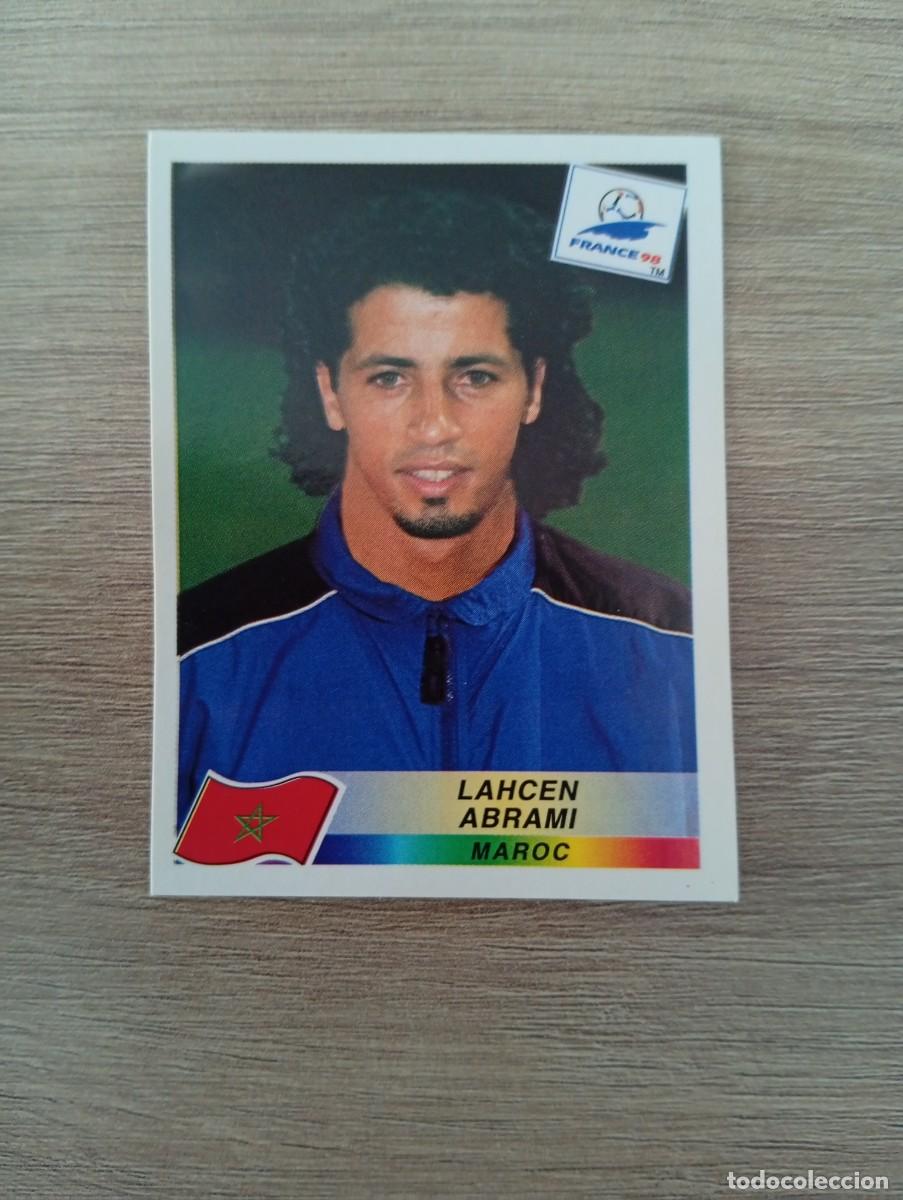 Figurine di Calcio: LAHCEN ABRAMI 57 MARRUECOS PANINI FRANCIA 1998 98 SIN PEGAR NUNCA PEGADO