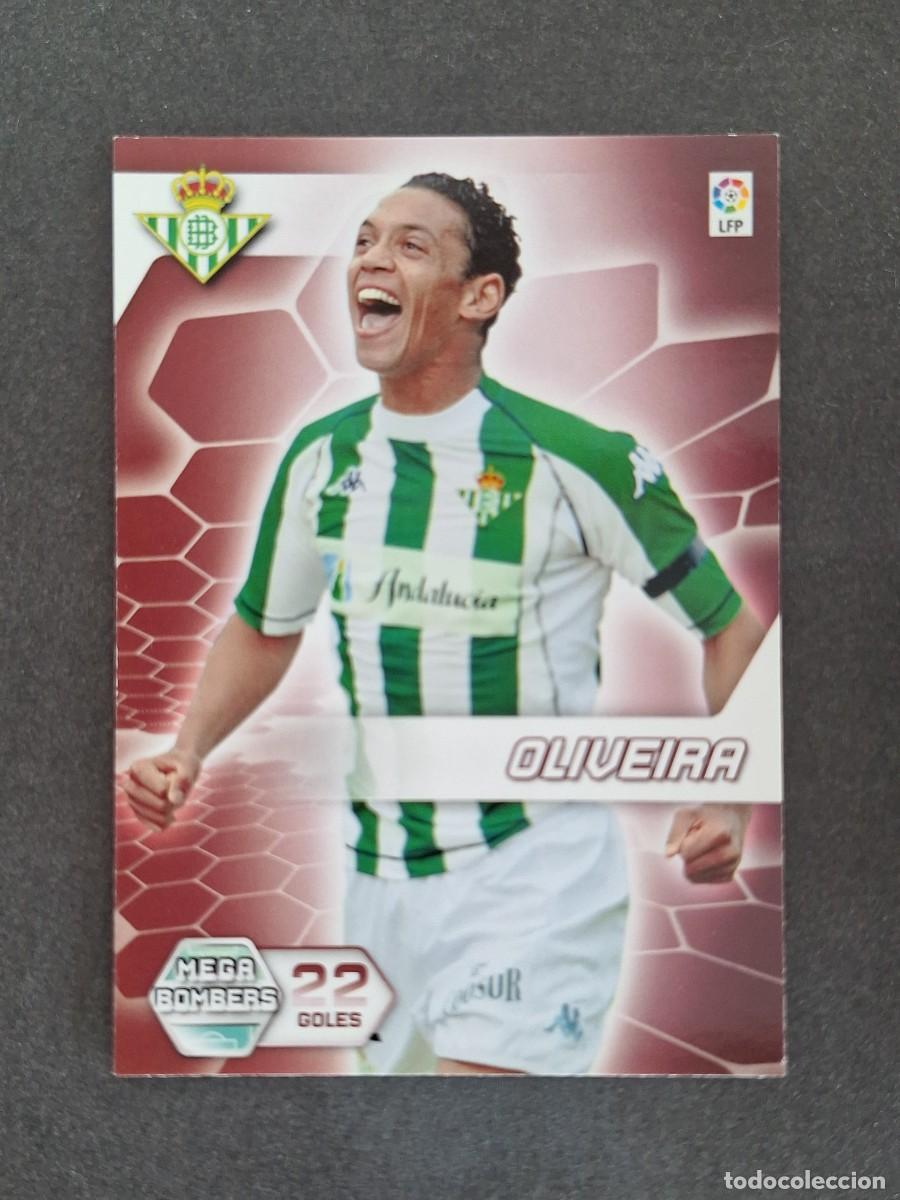 Figurine di Calcio: L3 OLIVEIRA REAL BETIS BALOMPIE MEGA BOMBERS 399 PANINI MEGACRACKS 2005 2006 05 06