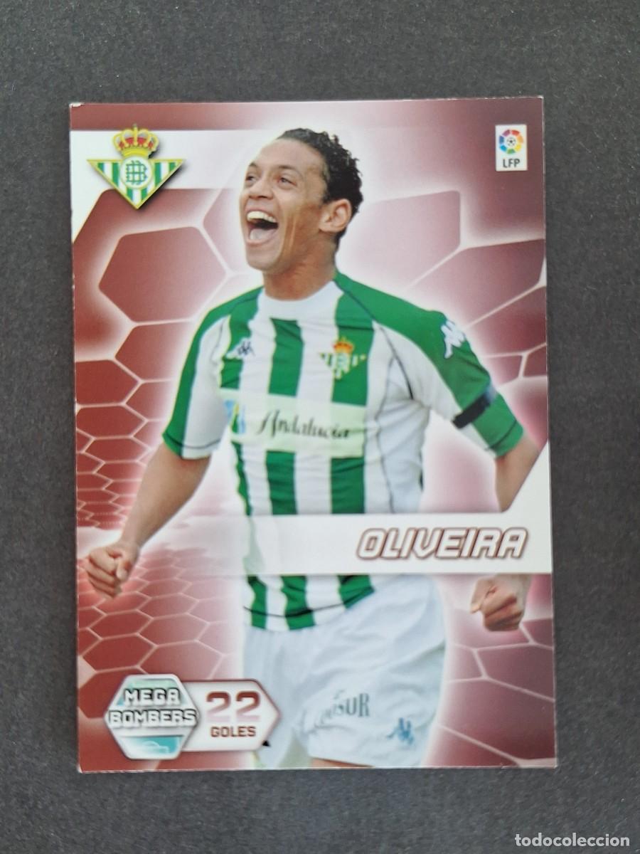 Figurine di Calcio: L3 OLIVEIRA REAL BETIS BALOMPIE MEGA BOMBERS 399 PANINI MEGACRACKS 2005 2006 05 06