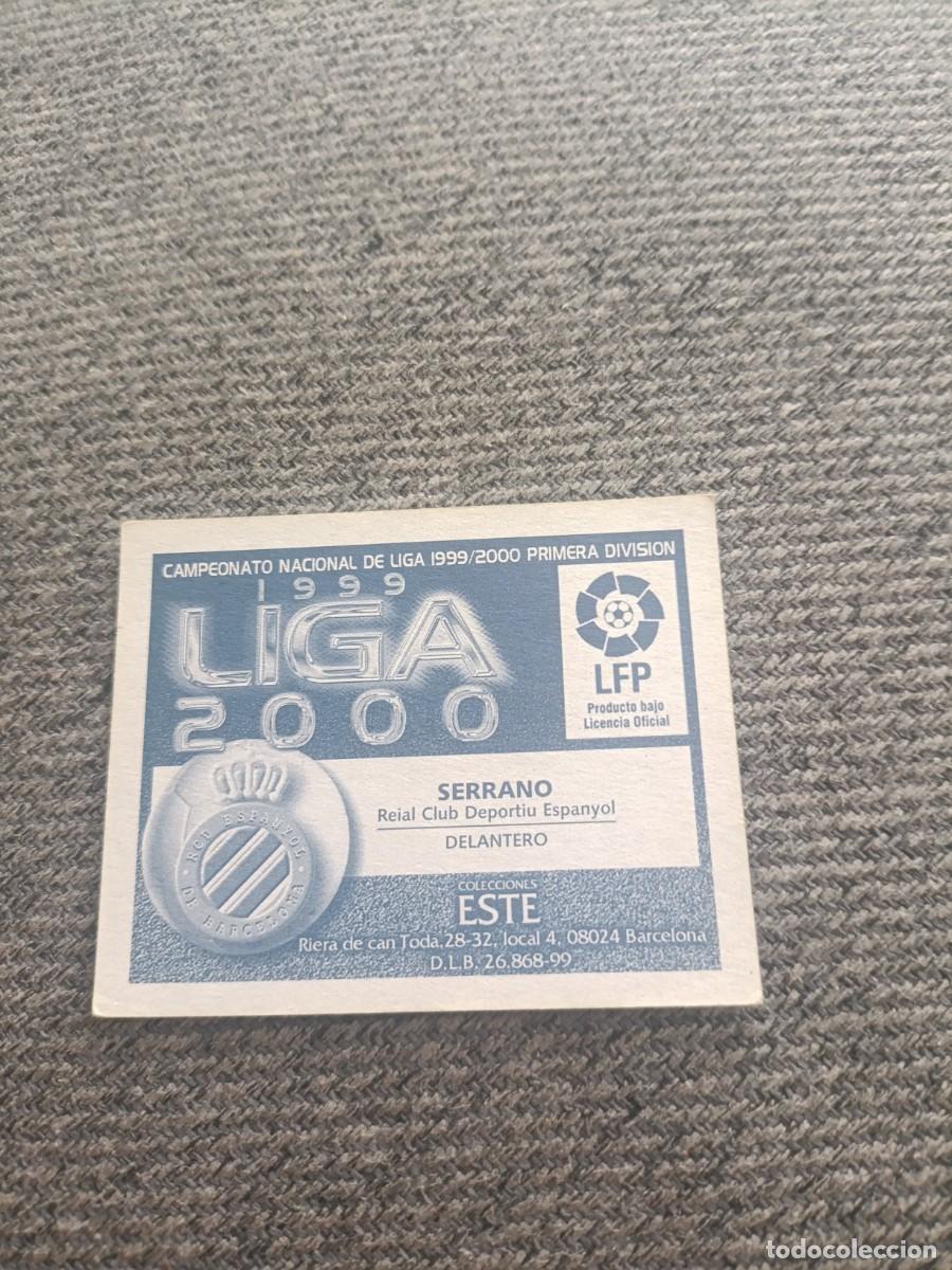 Cromos de f&uacute;tbol: Ed.este 99/00 Serrano Espa&ntilde;ol - Foto 2