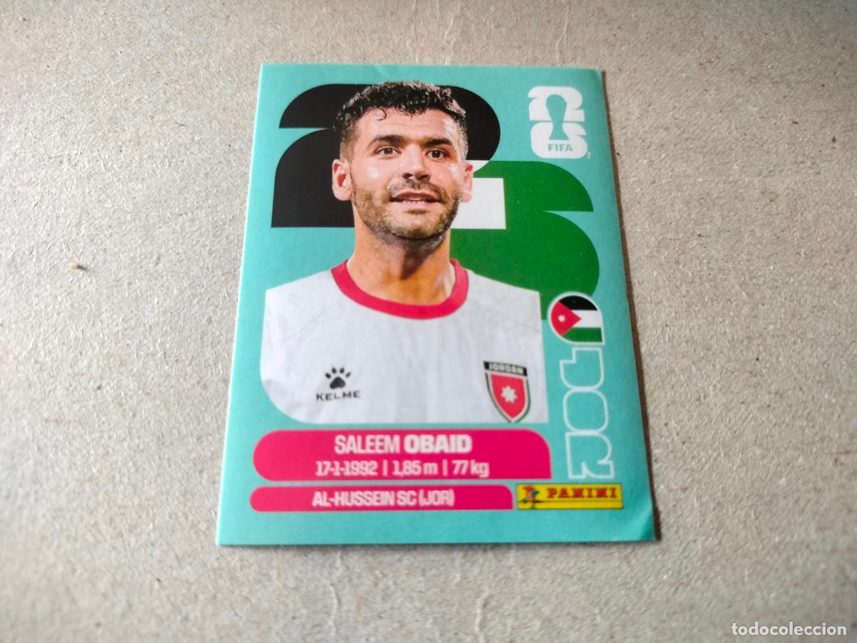 Fu&szlig;ball-Sticker: CROMO FUTBOL MUNDIAL 2026 OBAID JORDANIA N&Uacute;MERO 7