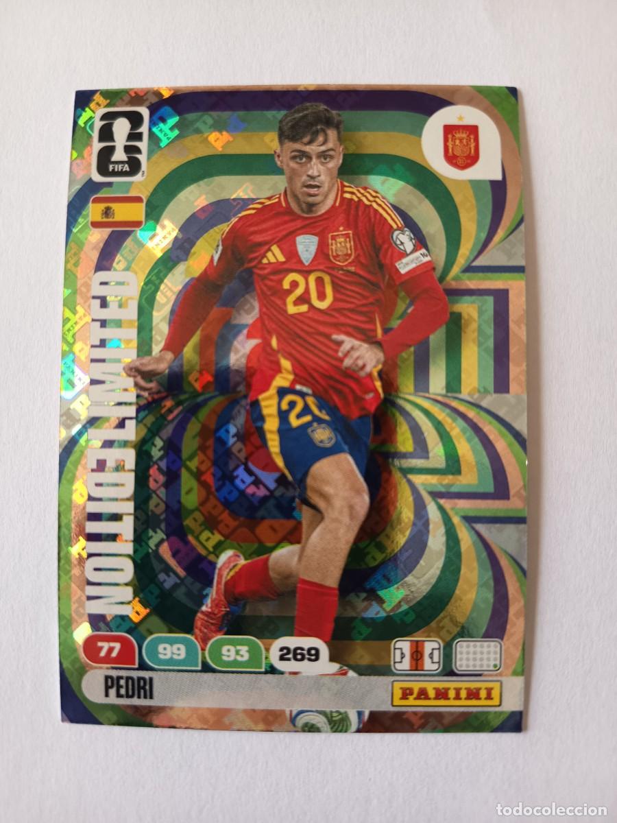 Fu&szlig;ball-Sticker: CARD LIMITED EDITION EDICI&Oacute;N LIMITADA PEDRI ESPA&Ntilde;A SPAIN ADRENALYN XL WORLD CUP MUNDIAL 2026 PANINI