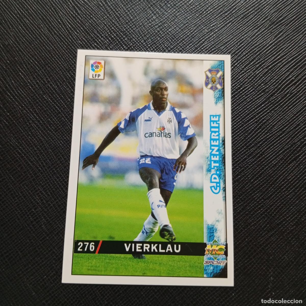 Fu&szlig;ball-Sticker: 276 VIERKLAU TENERIFE MUNDICROMO 1998 1999 CROMO FUTBOL LIGA 98 99 - A218 PG37