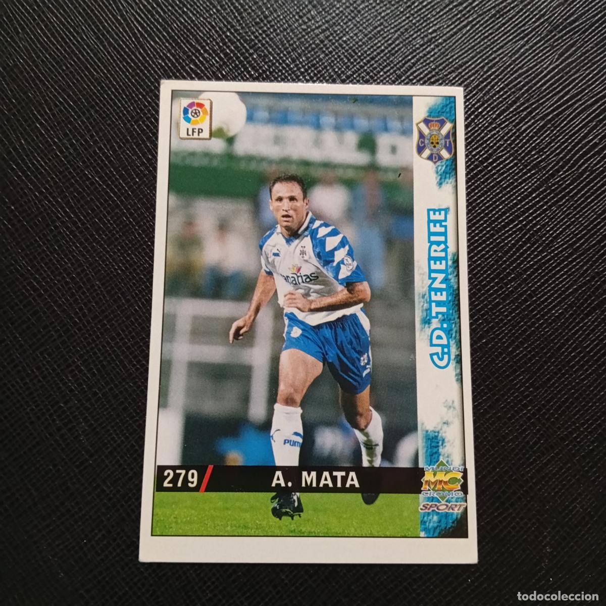Fu&szlig;ball-Sticker: 279 A MATA TENERIFE MUNDICROMO 1998 1999 CROMO FUTBOL LIGA 98 99 - A218 PG37