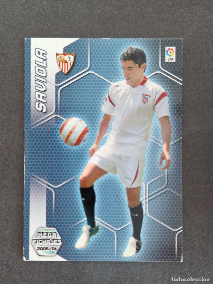 Fu&szlig;ball-Sticker: L3 SAVIOLA SEVILLA F. C. MEGA FICHAJES 501 PANINI MEGACRACKS 2005 2006 05 06