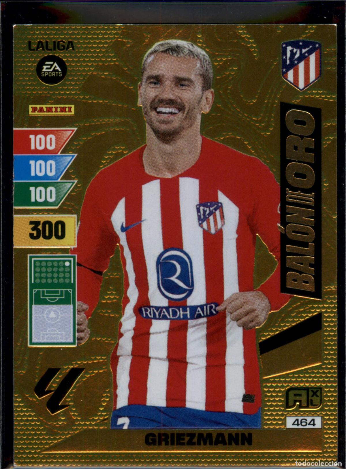 Fu&szlig;ball-Sticker: Griezmann Bal&oacute;n de Oro N&ordm; 464 Atl&eacute;tico de Madrid LaLiga EA SportsAdrenalyn XL 2023 2024 Panini 23 24