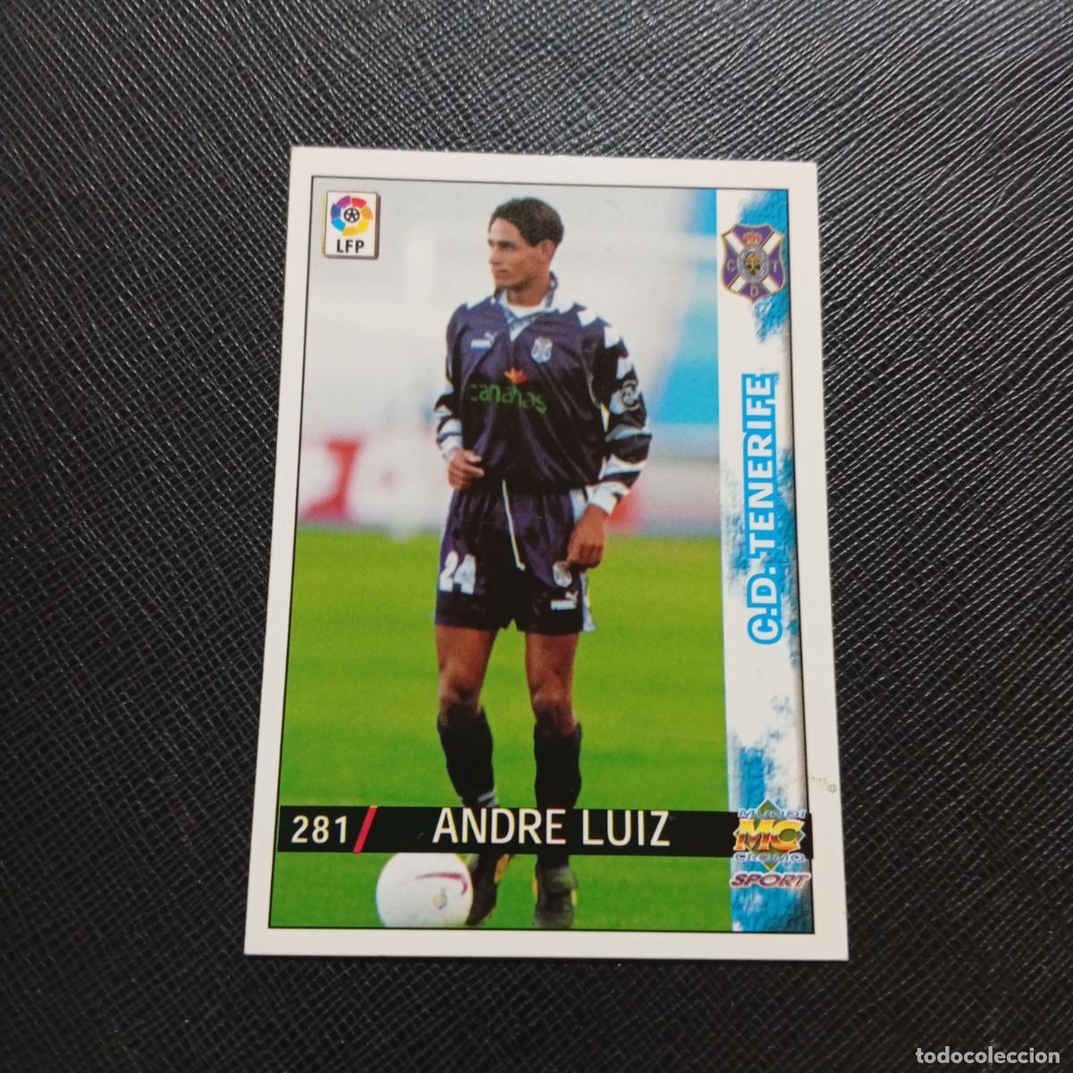 Fu&szlig;ball-Sticker: 281 ANDRE LUIZ TENERIFE MUNDICROMO 1998 1999 CROMO FUTBOL LIGA 98 99 - A218 PG37 LETRAS GRANDE