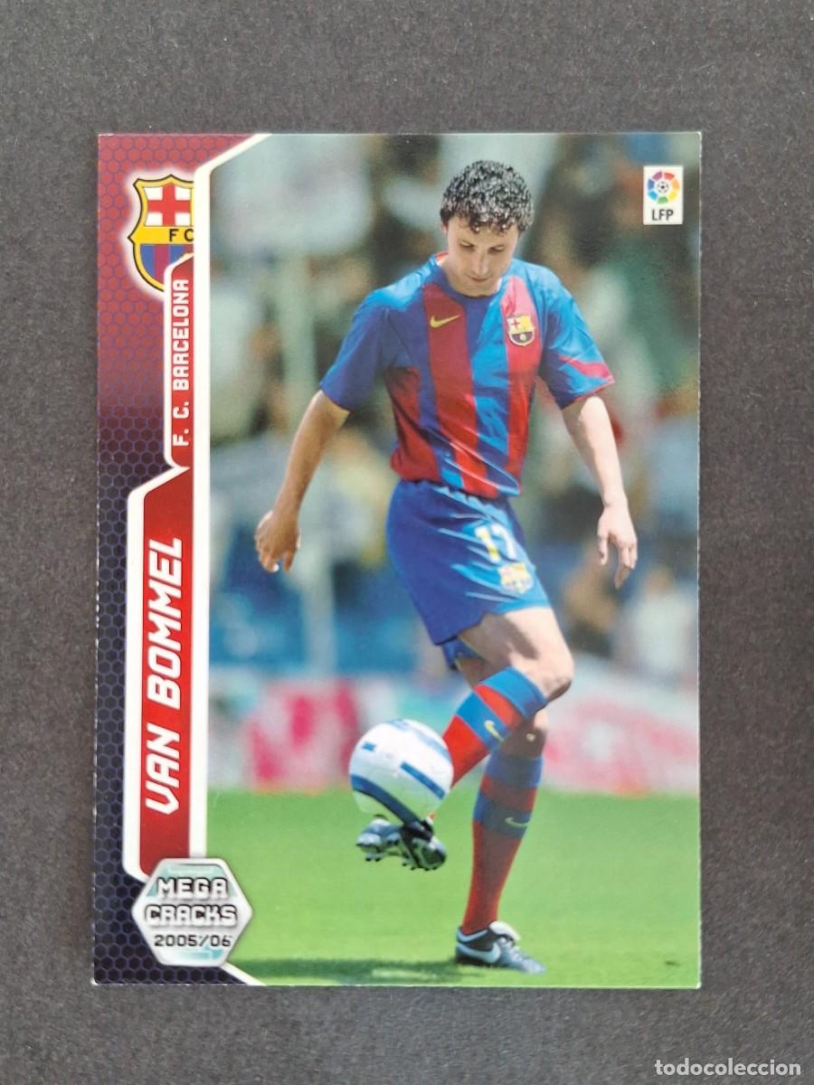 Fu&szlig;ball-Sticker: L3 VAN BOMMEL F. C. BARCELONA NUEVO FICHAJE 442 PANINI MEGACRACKS 2005 2006 05 06