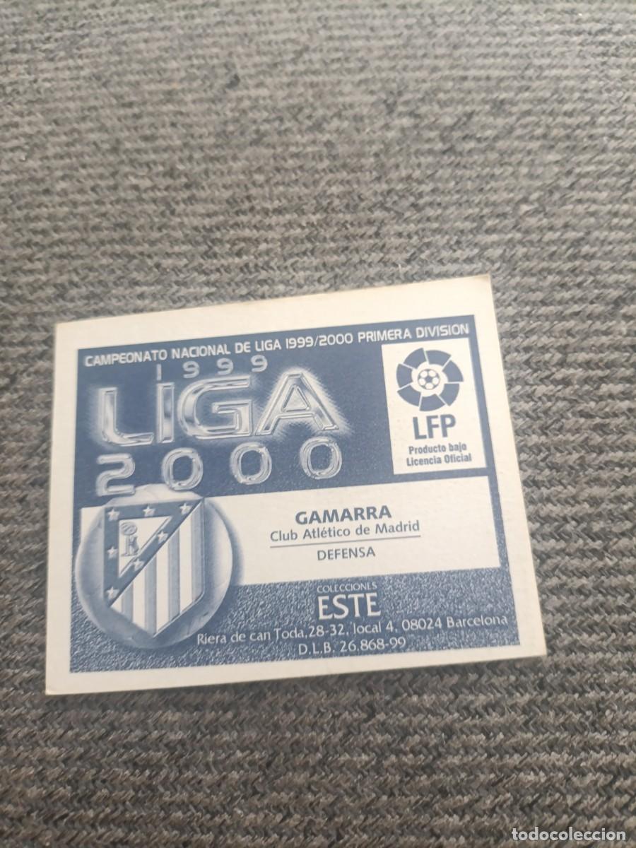 Cromos de f&uacute;tbol: Ed.este 99/00 Gamarra Atl&eacute;tico de Madrid - Foto 2