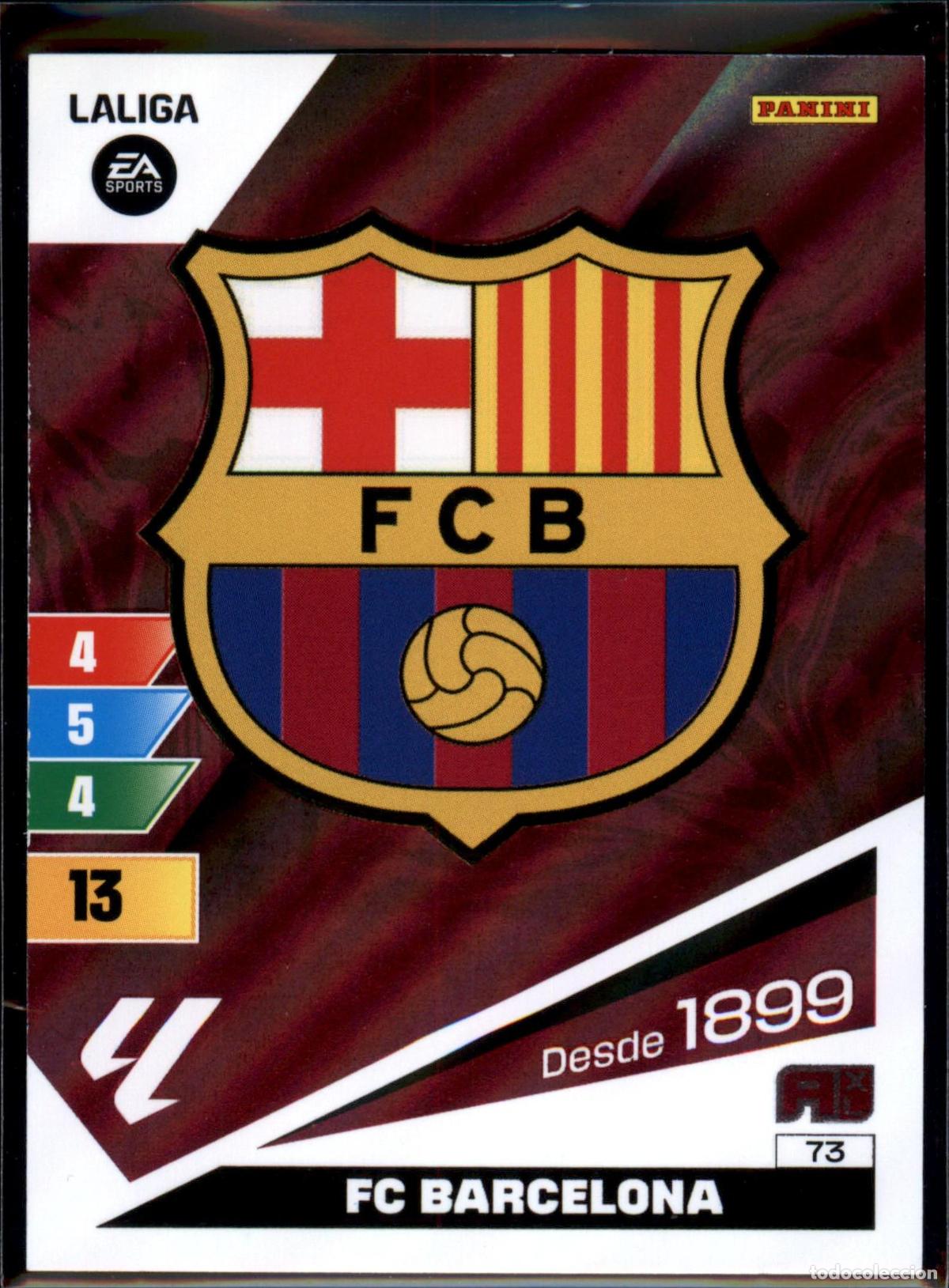 Fu&szlig;ball-Sticker: Escudo Bar&ccedil;a (Barcelona) N&ordm; 73 LaLiga EA SportsAdrenalyn XL 2023 2024 Panini 23 24