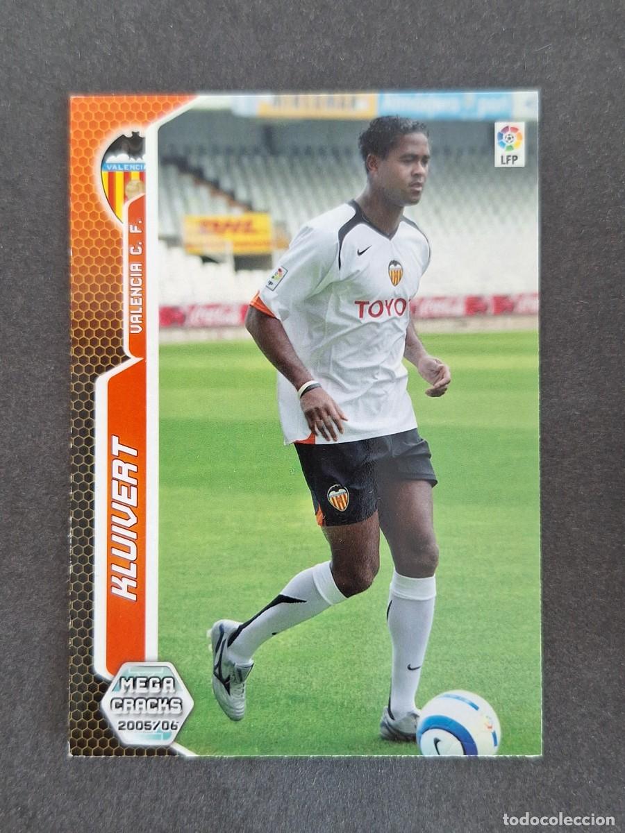 Fu&szlig;ball-Sticker: L3 KLUIVERT VALENCIA C. F. NUEVO FICHAJE 443 PANINI MEGACRACKS 2005 2006 05 06