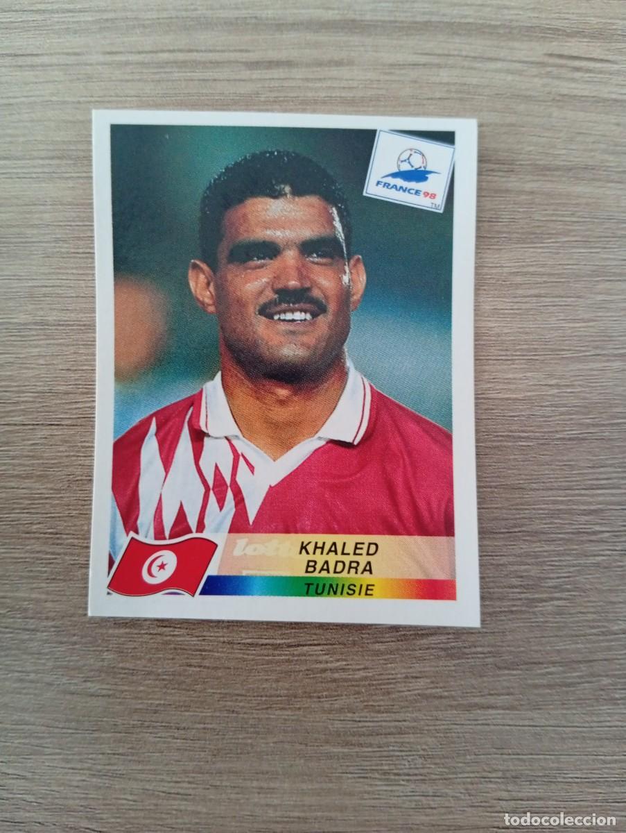 Football Stickers: KHALED BADRA 483 TUNEZ PANINI FRANCIA 1998 98 SIN PEGAR NUNCA PEGADO