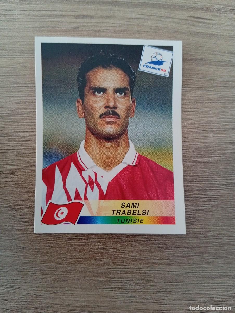 Football Stickers: SAMI TRABELSI 484 TUNEZ PANINI FRANCIA 1998 98 SIN PEGAR NUNCA PEGADO