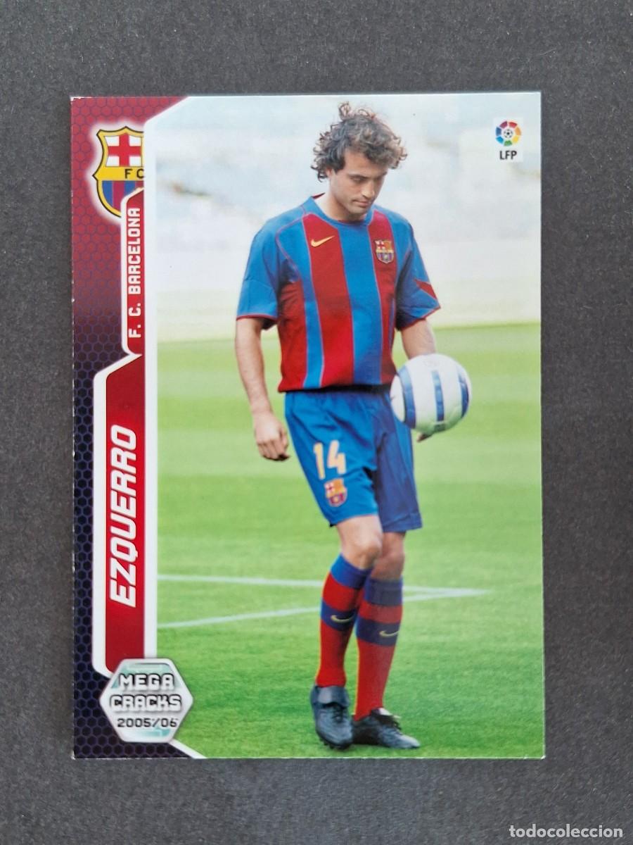 Football Stickers: L3 EZQUERRO F. C. BARCELONA NUEVO FICHAJE 445 PANINI MEGACRACKS 2005 2006 05 06