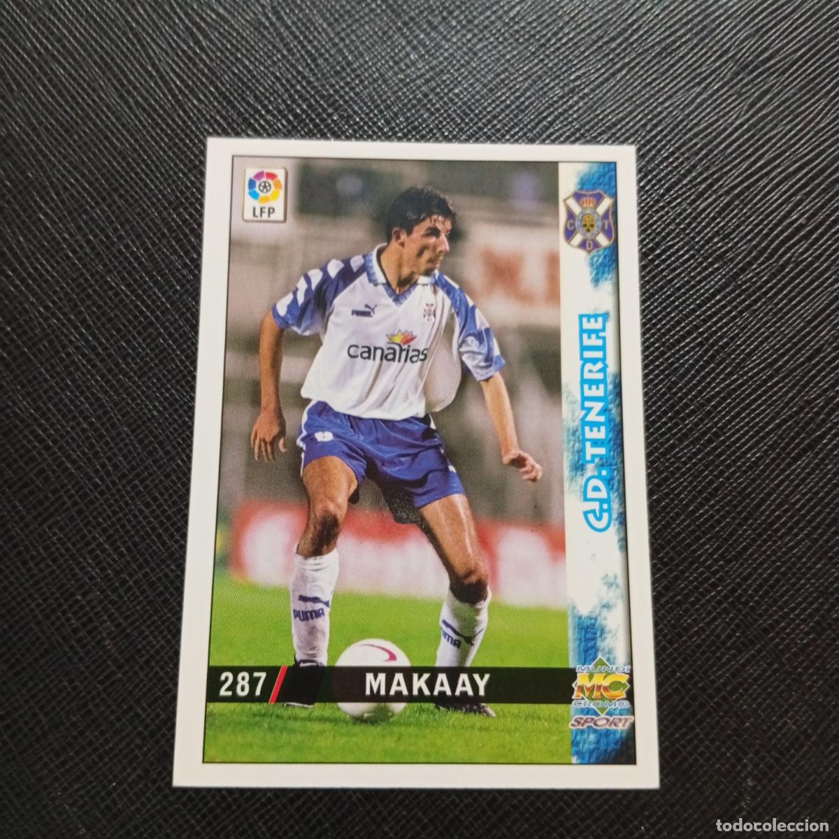 Football Stickers: 287 MAKAAY TENERIFE MUNDICROMO 1998 1999 CROMO FUTBOL LIGA 98 99 - A218 PG38