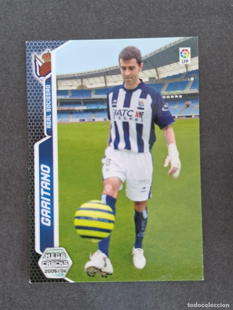 Cromos de f&uacute;tbol: L3 GARITANO REAL SOCIEDAD NUEVO FICHAJE 448 PANINI MEGACRACKS 2005 2006 05 06
