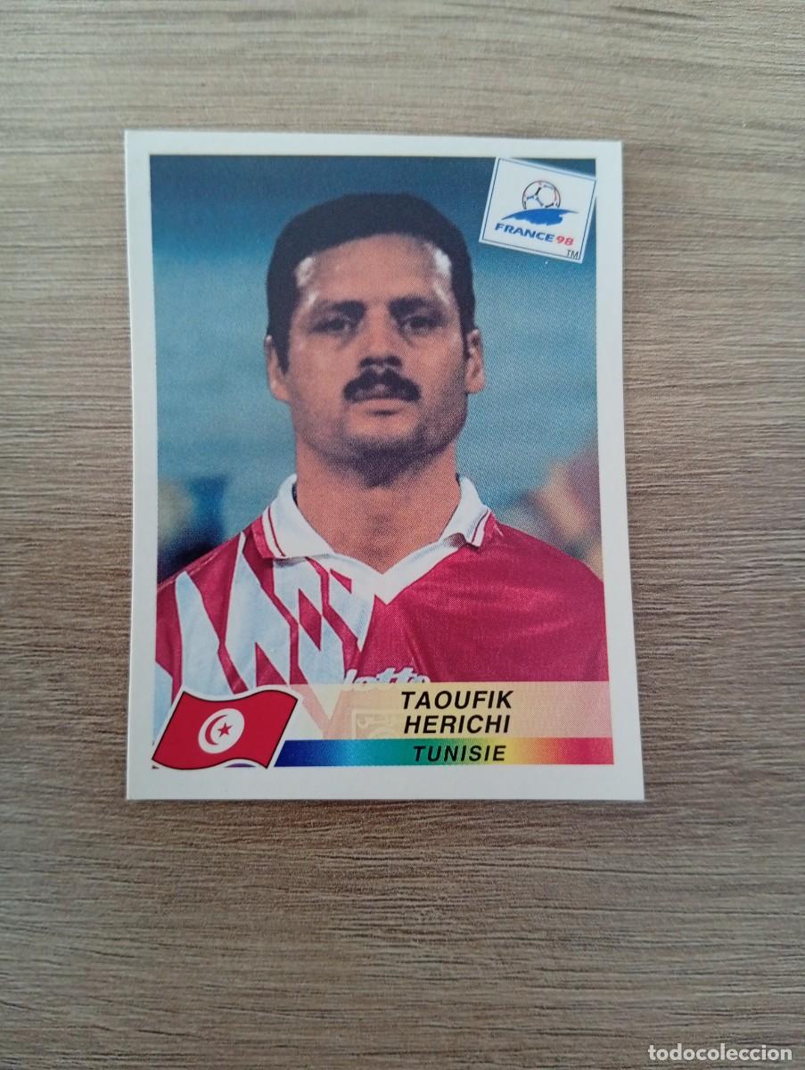 Cromos de Futebol: TAOUFIK HERICHI 487 TUNEZ PANINI FRANCIA 1998 98 SIN PEGAR NUNCA PEGADO