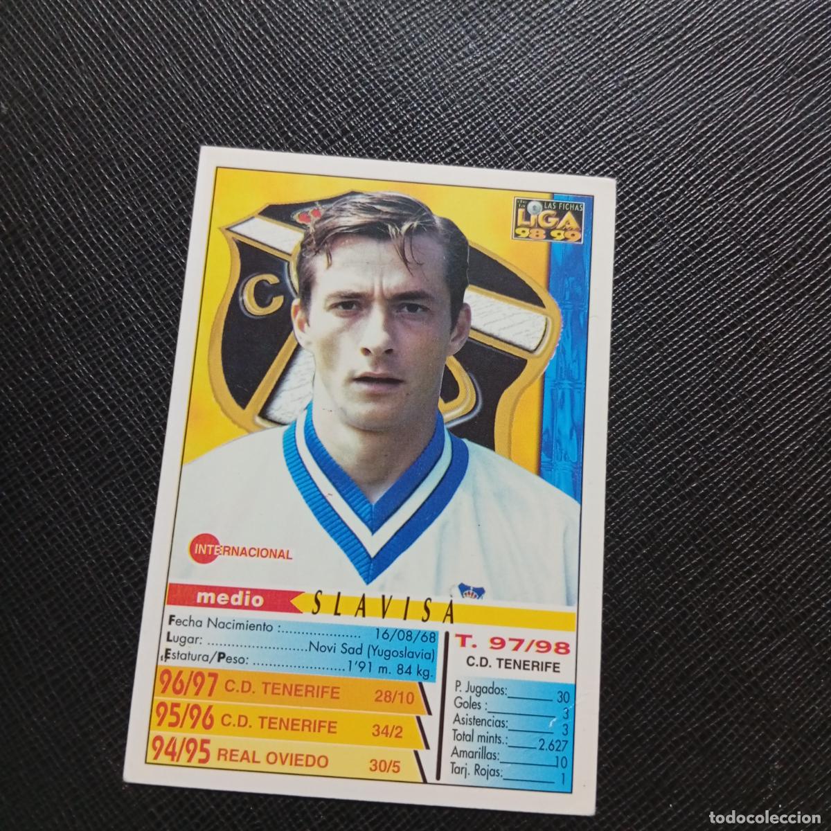 Football Stickers: 288 JOKANOVIC TENERIFE MUNDICROMO 1998 1999 CROMO FUTBOL LIGA 98 99 - A218 PG38 ERROR