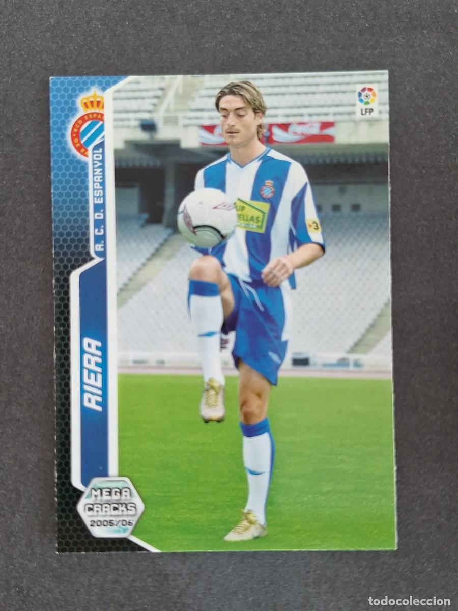 Football Stickers: L3 RIERA R. C. D. ESPA&Ntilde;OL NUEVO FICHAJE 450 PANINI MEGACRACKS 2005 2006 05 06