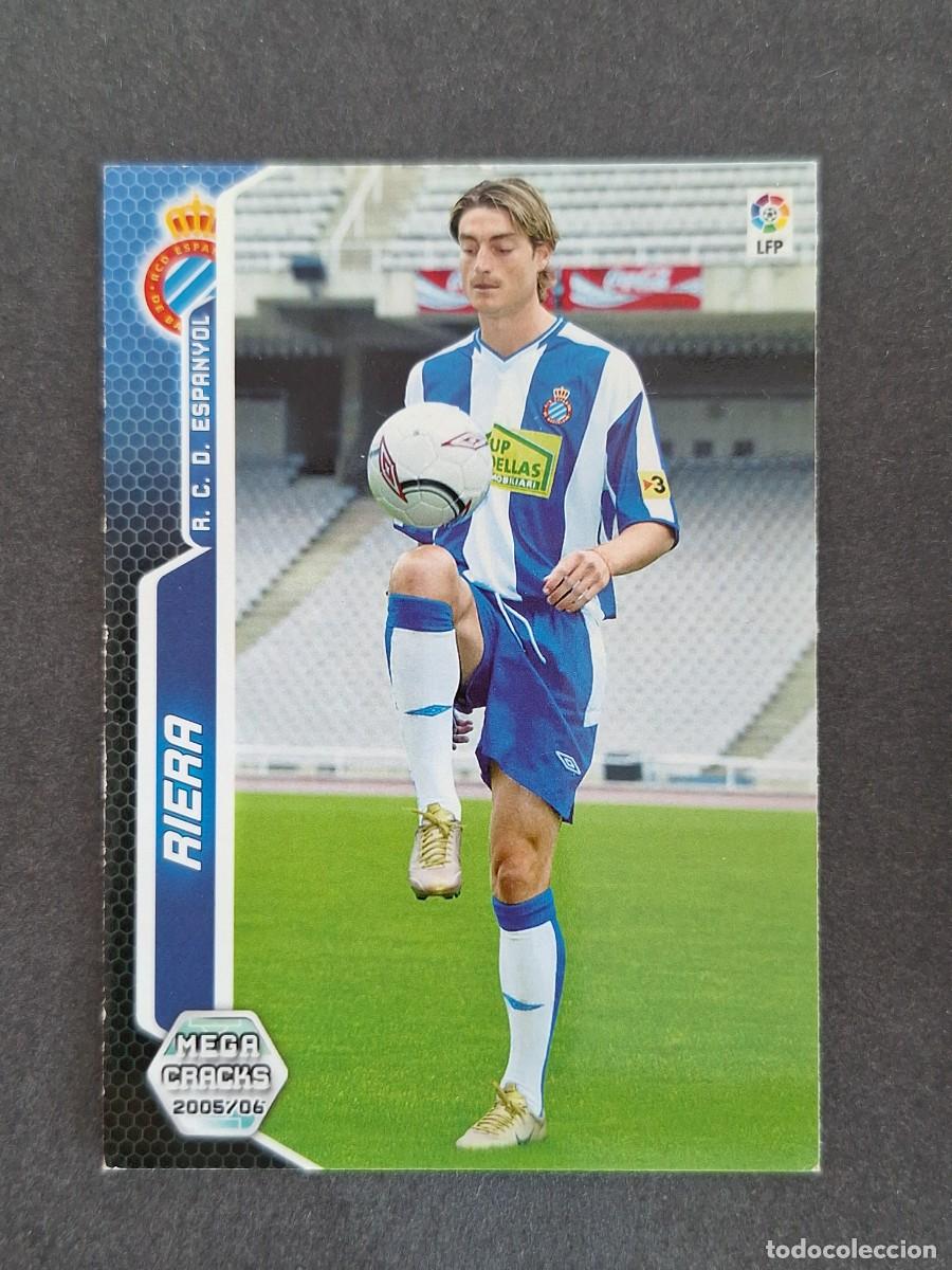 Football Stickers: L3 RIERA R. C. D. ESPA&Ntilde;OL NUEVO FICHAJE 450 PANINI MEGACRACKS 2005 2006 05 06