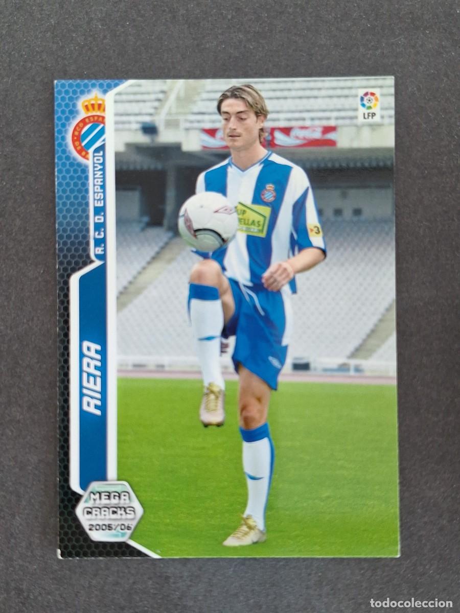 Football Stickers: L3 RIERA R. C. D. ESPA&Ntilde;OL NUEVO FICHAJE 450 PANINI MEGACRACKS 2005 2006 05 06