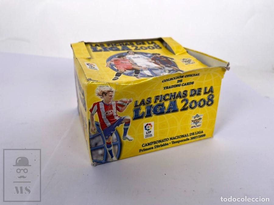 Football Stickers: Caja - Las Fichas de la Liga 2008 - 50 Sobres / Trading Cards - Mundicromo - Sin Abrir