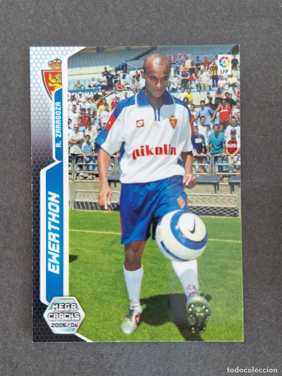 Football Stickers: L3 EWERTHON REAL ZARAGOZA NUEVO FICHAJE 453 PANINI MEGACRACKS 2005 2006 05 06
