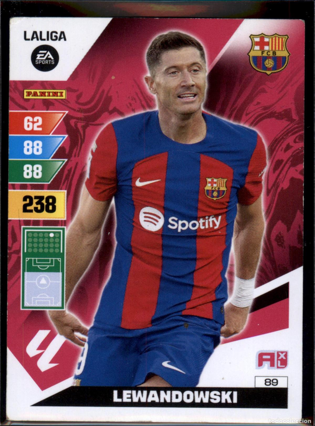 Figurine di Calcio: Lewandowski N&ordm; 89 Bar&ccedil;a (Barcelona) LaLiga EA SportsAdrenalyn XL 2023 2024 Panini 23 24