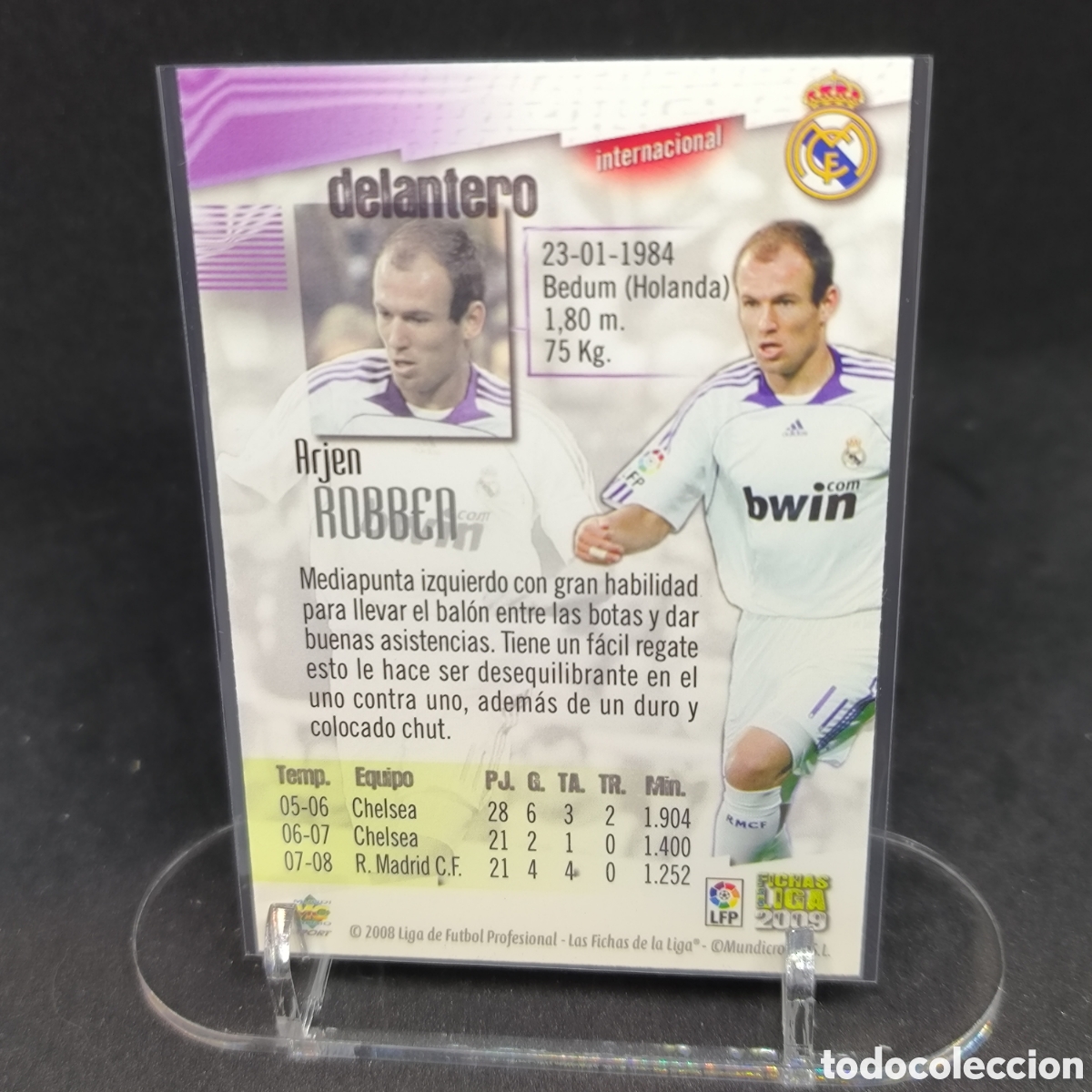 Cromos de f&uacute;tbol: Arjen Robben Mundicromo 2009 - Foto 2