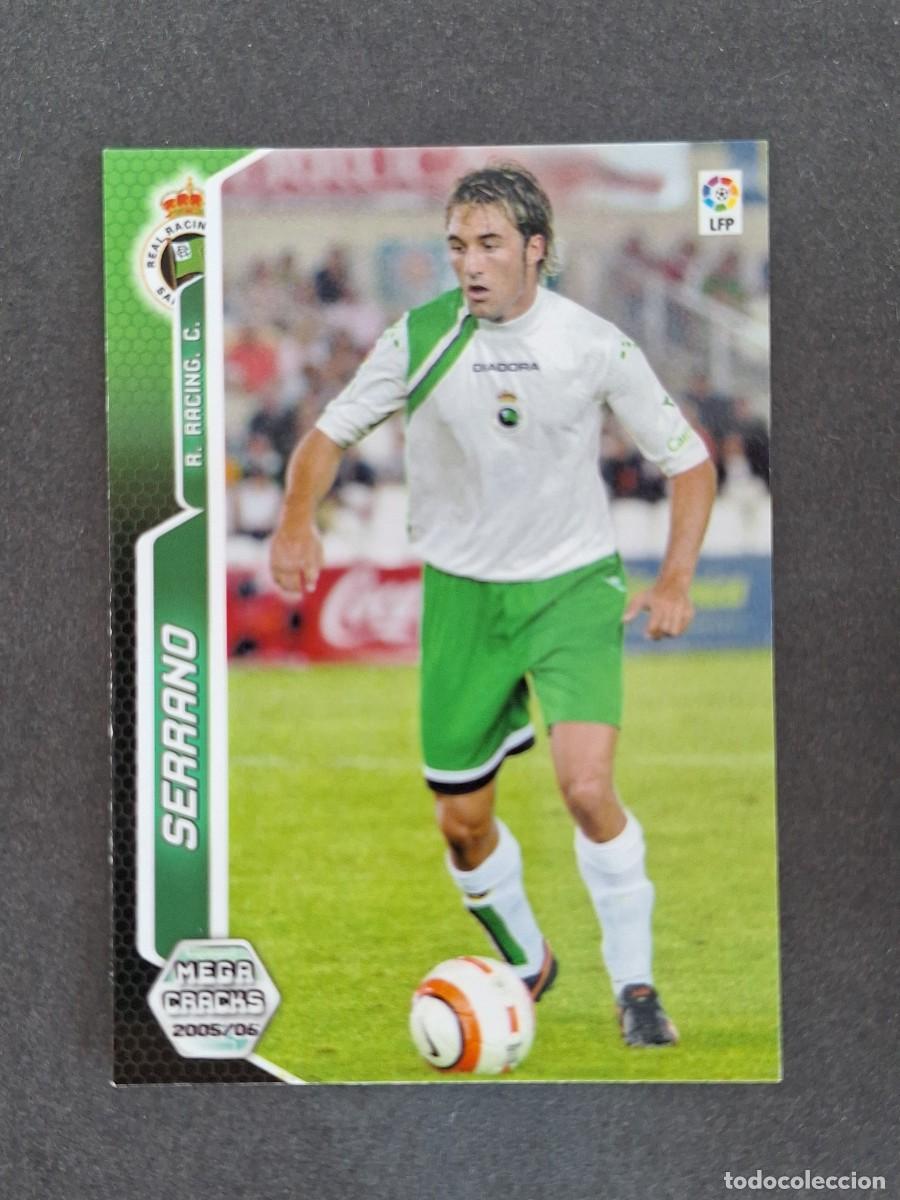 Cromos de f&uacute;tbol: L3 SERRANO RACING DE SANTANDER NUEVO FICHAJE 471 PANINI MEGACRACKS 2005 2006 05 06